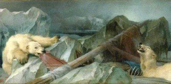 Edwin Landseer's haunted polar bear painting